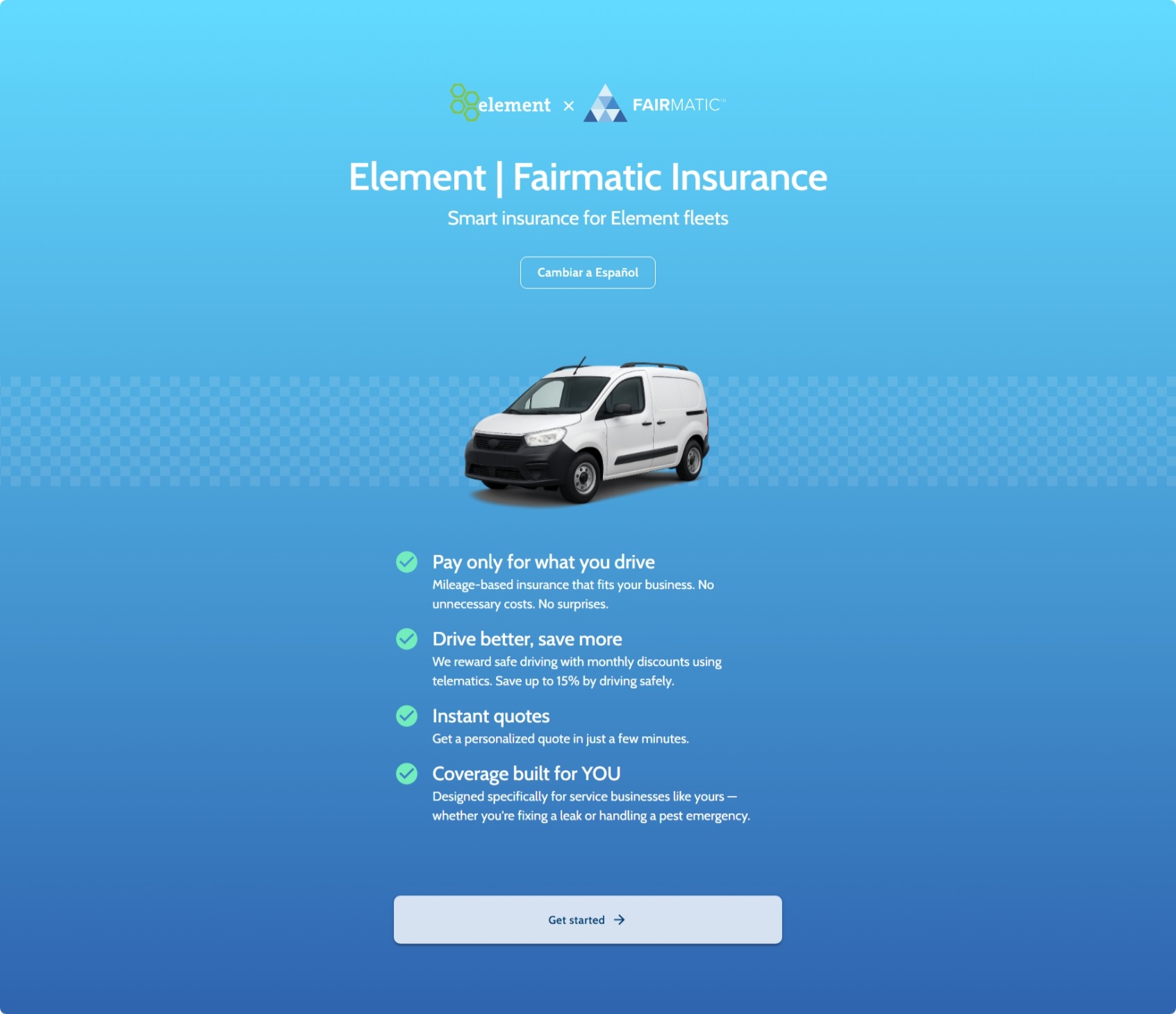 Fairmatic D2C Experience - Live Site Preview